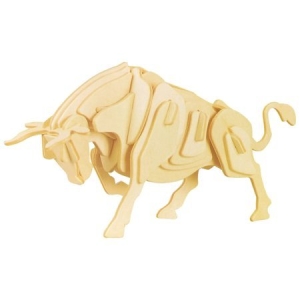 A5 3D wooden puzzle Kit - Bull