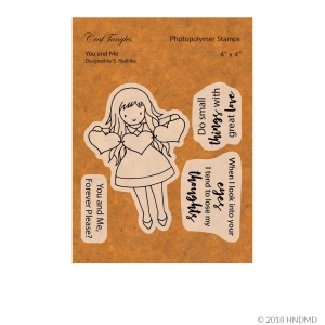 CrafTangles Photopolymer Stamps - You and Me