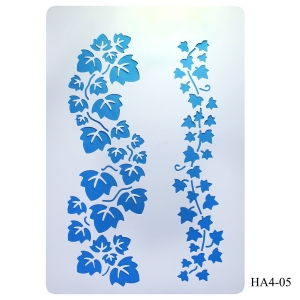 Cake Stencil - Leaves (A4)