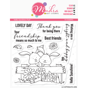 Mudra Craft Stamps - Hello Sunshine