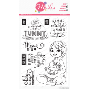 Mudra Craft Stamps - Mom to Be