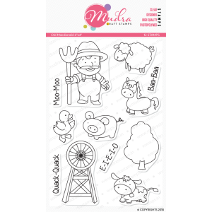 Mudra Craft Stamps - Old Macdonald