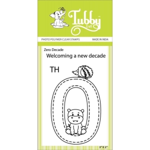 Tubby Photopolymer Clear Stamps - Zero Decade