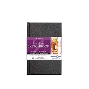 Stillman And Birn Potrait Hardbound Sketchbook (5.5 by 8.5 inches) (Zeta Series)