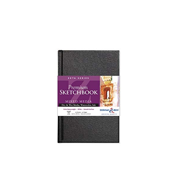 Stillman And Birn Potrait Hardbound Sketchbook (5.5 by 8.5 inches) (Zeta Series)