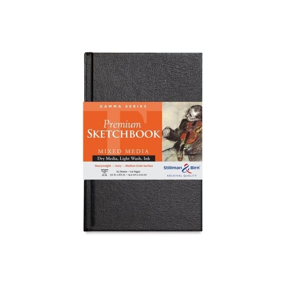 Stillman And Birn Potrait Hardbound Sketchbook (4 by 6 inches) (Gamma Series)