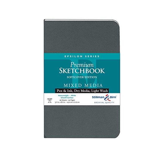 Stillman And Birn Potrait Softcover Sketchbook (5.5 by 8.5 inches) (Epsilon Series)