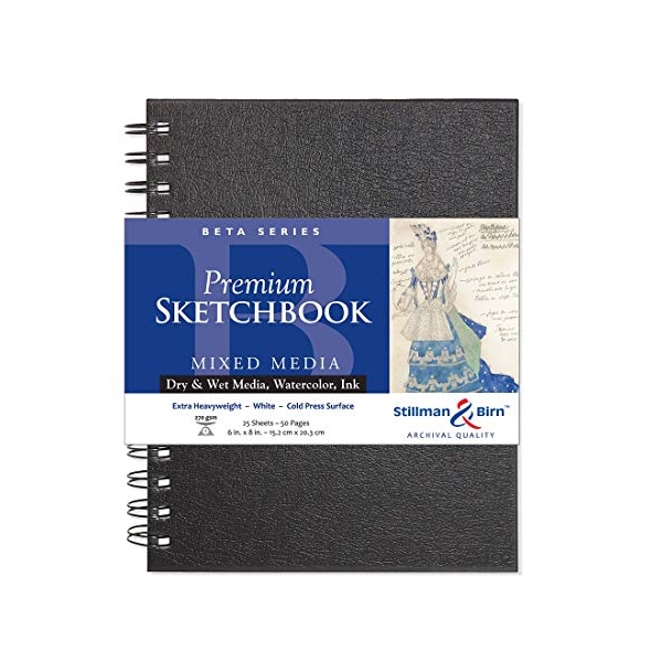 Stillman And Birn Potrait Wirebound Sketchbook (6 by 8 inches) (Beta Series)