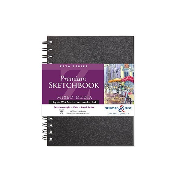 Stillman And Birn Potrait Wirebound Sketchbook (6 by 8 inches) (Alpha Series)