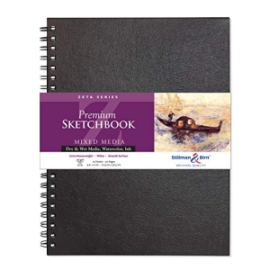 Stillman And Birn Potrait Wirebound Sketchbook (6 by 8 inches) (Zeta Series)