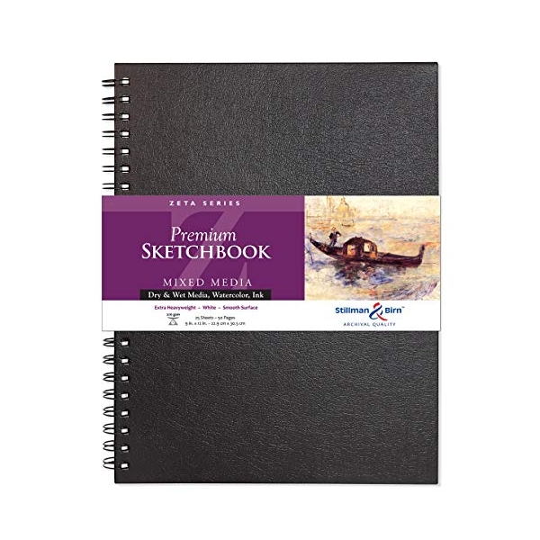 Stillman And Birn Potrait Wirebound Sketchbook (6 by 8 inches) (Zeta Series)