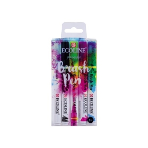 Ecoline Brush Pen X5 (Set of 5) - Primary