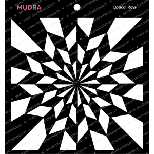 Mudra Stencils - Optical Rays