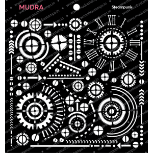 Mudra Stencils - Steampunk