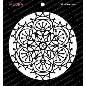 Mudra Stencils - Warli Mandala