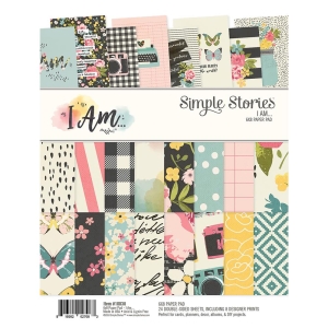 Simple Stories Double-Sided Paper Pad - I Am (6"X8" 24/Pkg)