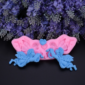 Two angels Silicone Clay Mould