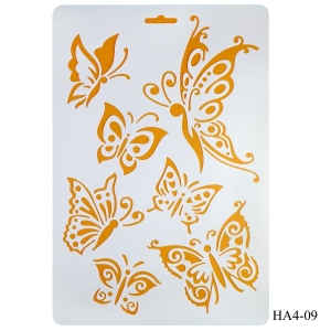 Cake Stencil - Various Buetterflies (A4)