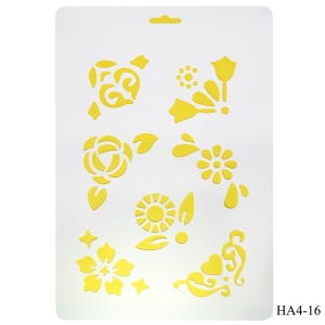 Cake Stencil - Floral Elements (A4)