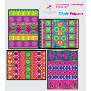 Nakshathra Designz Decoupage paper - Ethnic Patterns