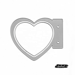 Steel Dies - Heart Frame or Pocket die (Set of 2 dies)