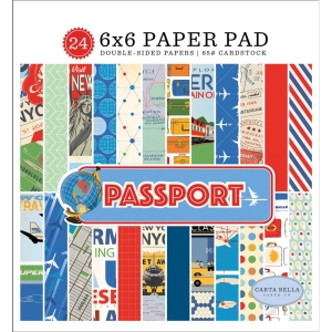 Carta Bella paper pad - Passport (6by6 inch)