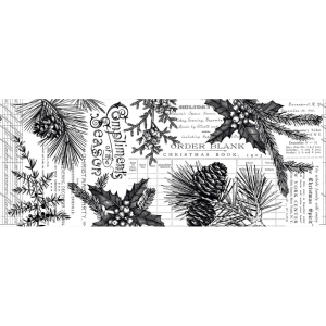 TimHoltz IdeaOlogy Collage Paper 6yds - Forest