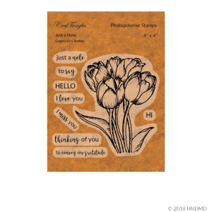 CrafTangles Photopolymer Stamps - Just a Note