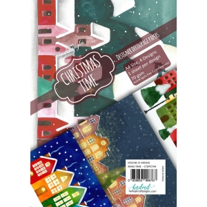 CrafTangles Decoupage Paper Pack - Christmas Time (A4) - 4 sheets