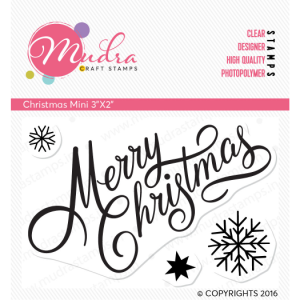 Mudra Craft Stamps - Christmas Mini