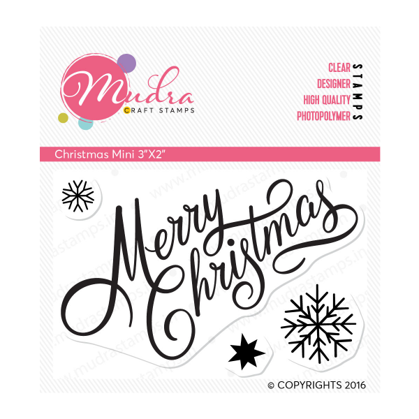 Mudra Craft Stamps - Christmas Mini