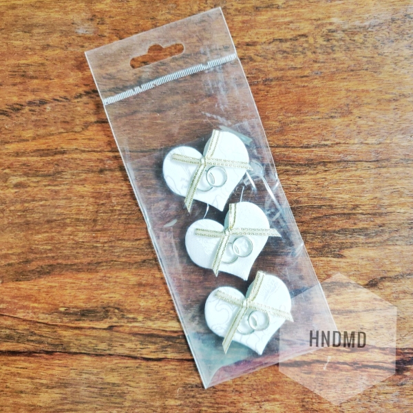 Wedding ring on heart Stickers