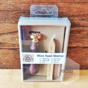 Wax Seal Stamp with single wax stick - Love