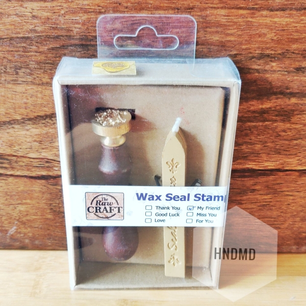 Wax Seal Stamp with single wax stick - My Friend