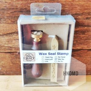 Wax Seal Stamp with single wax stick - Miss you