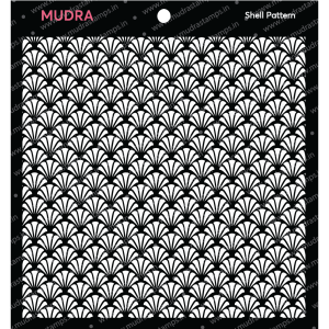 Mudra Stencils - Shell Pattern