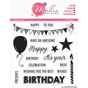 Mudra Craft Stamps - Birthday