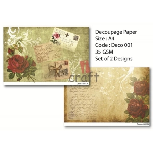 Rice Paper Pack A4 - Deco 001