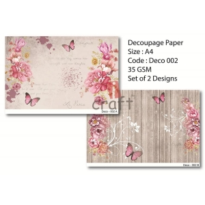 Rice Paper Pack A4 - Deco 002