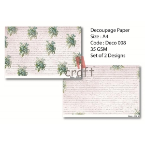 Rice Paper Pack A4 - Deco 008