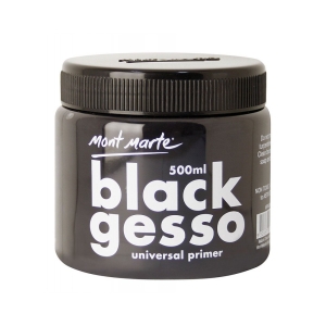 Mont Marte Acrylic Gesso Black (500 ml)