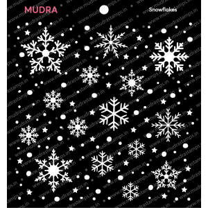 Mudra Stencils - Snowflakes