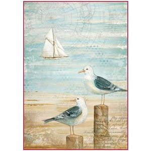 Stamperia Rice Paper A4 - Seagulls