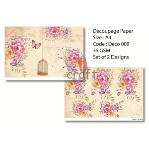 Rice Paper Pack A4 - Deco 009