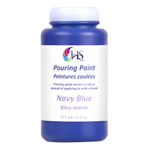 Hakims Pouring Paint - Navy Blue