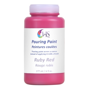 Hakims Pouring Paint - Ruby Red