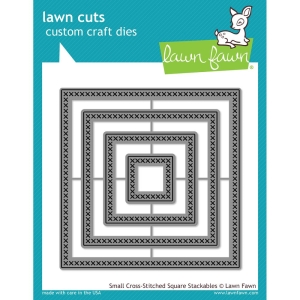 Lawn Cuts Craft Dies - Small Cross Stitched Square