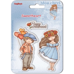 ScrapBerry's Sweetheart Clear Stamps 4"X4" - Happy childhood (SCB4907005B)