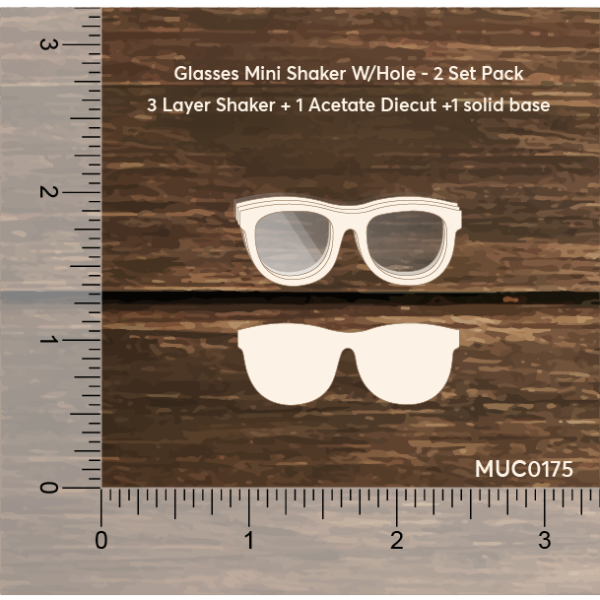 Mudra Chipzeb - Glasses mini shaker without hole