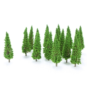 Miniatures - Green Pointed Tree (10 pcs)